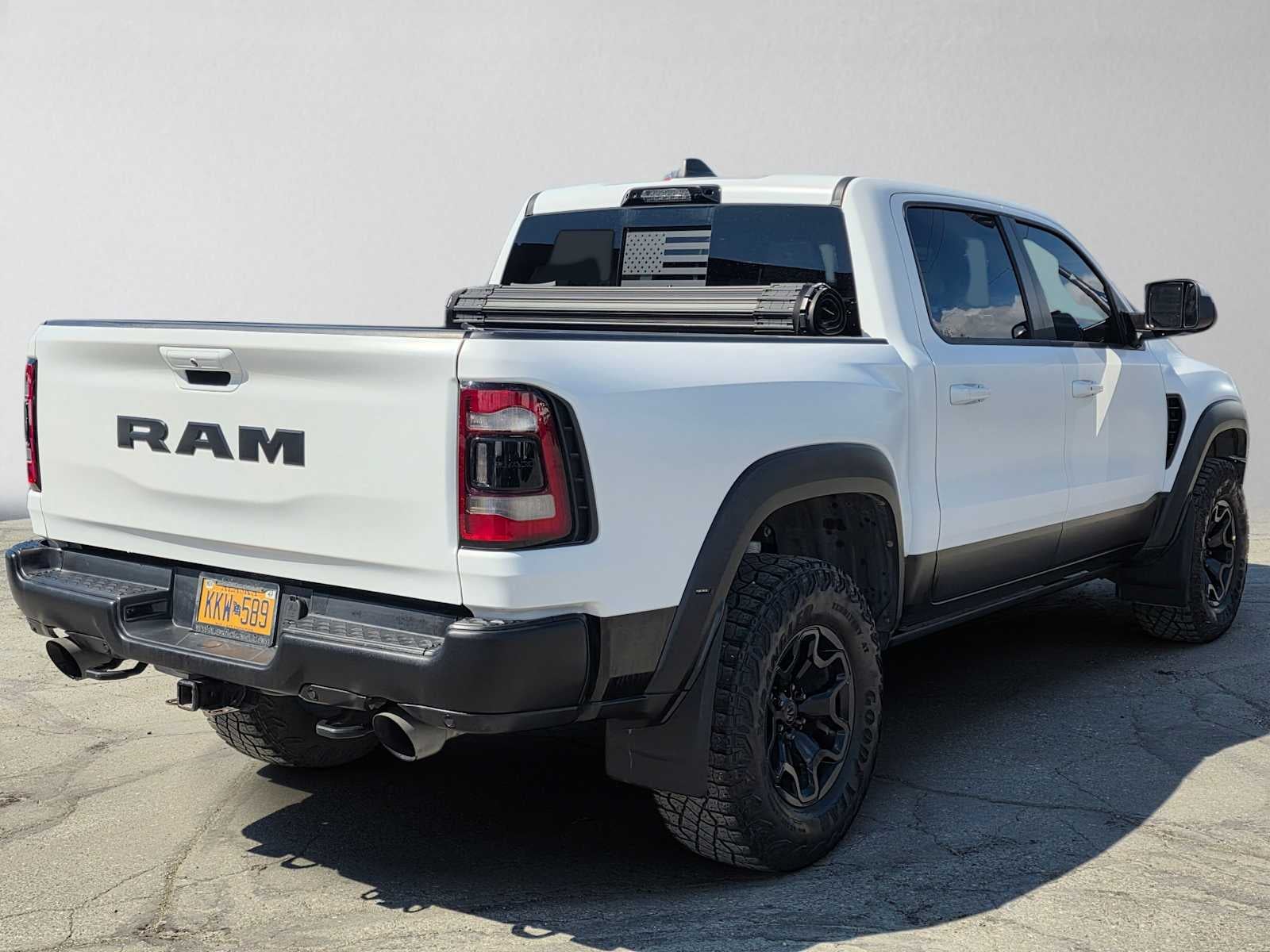2021 RAM 1500 — rear three-quarter view