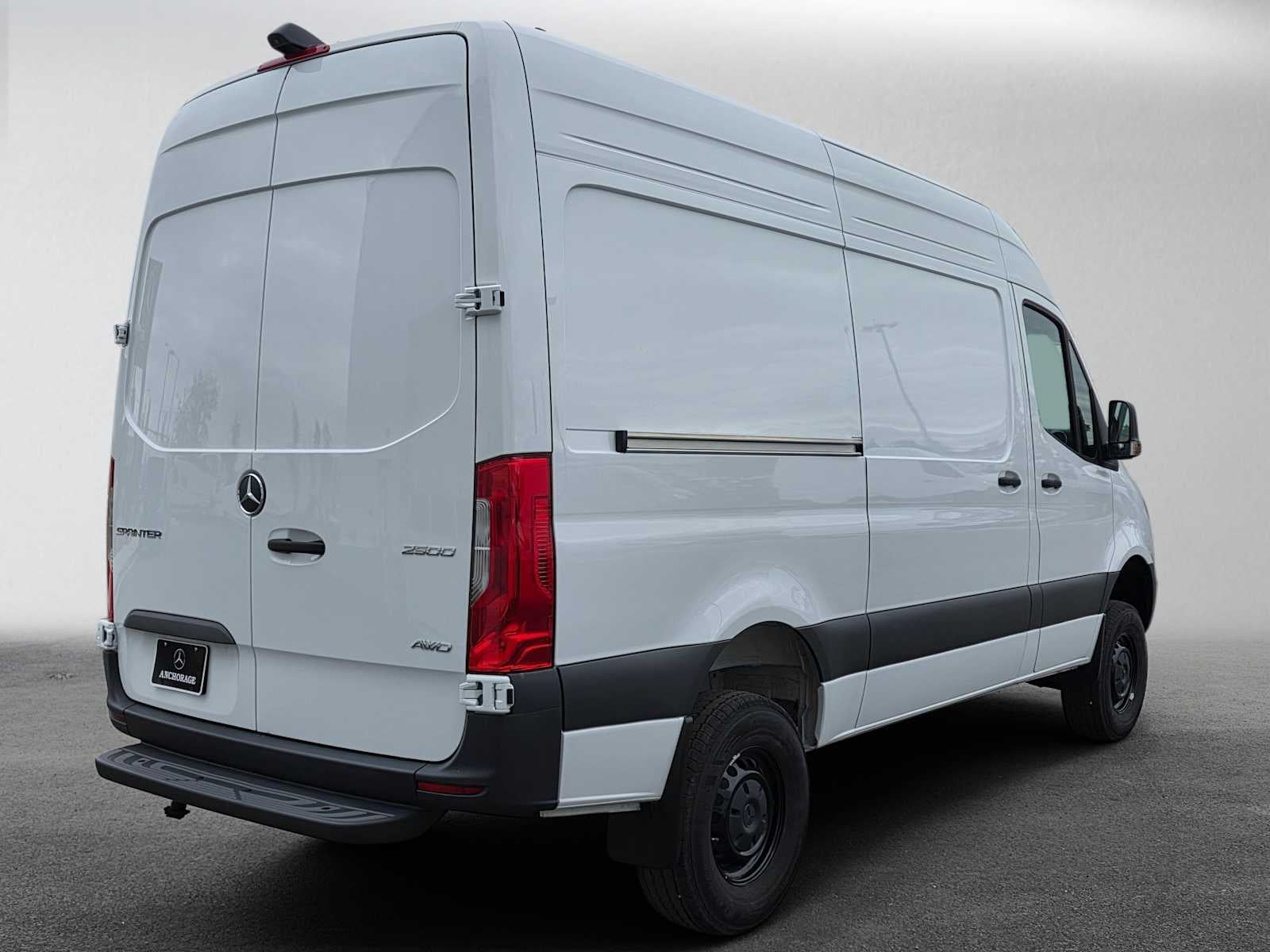 2025 Mercedes-Benz Sprinter Cargo Van — rear three-quarter view
